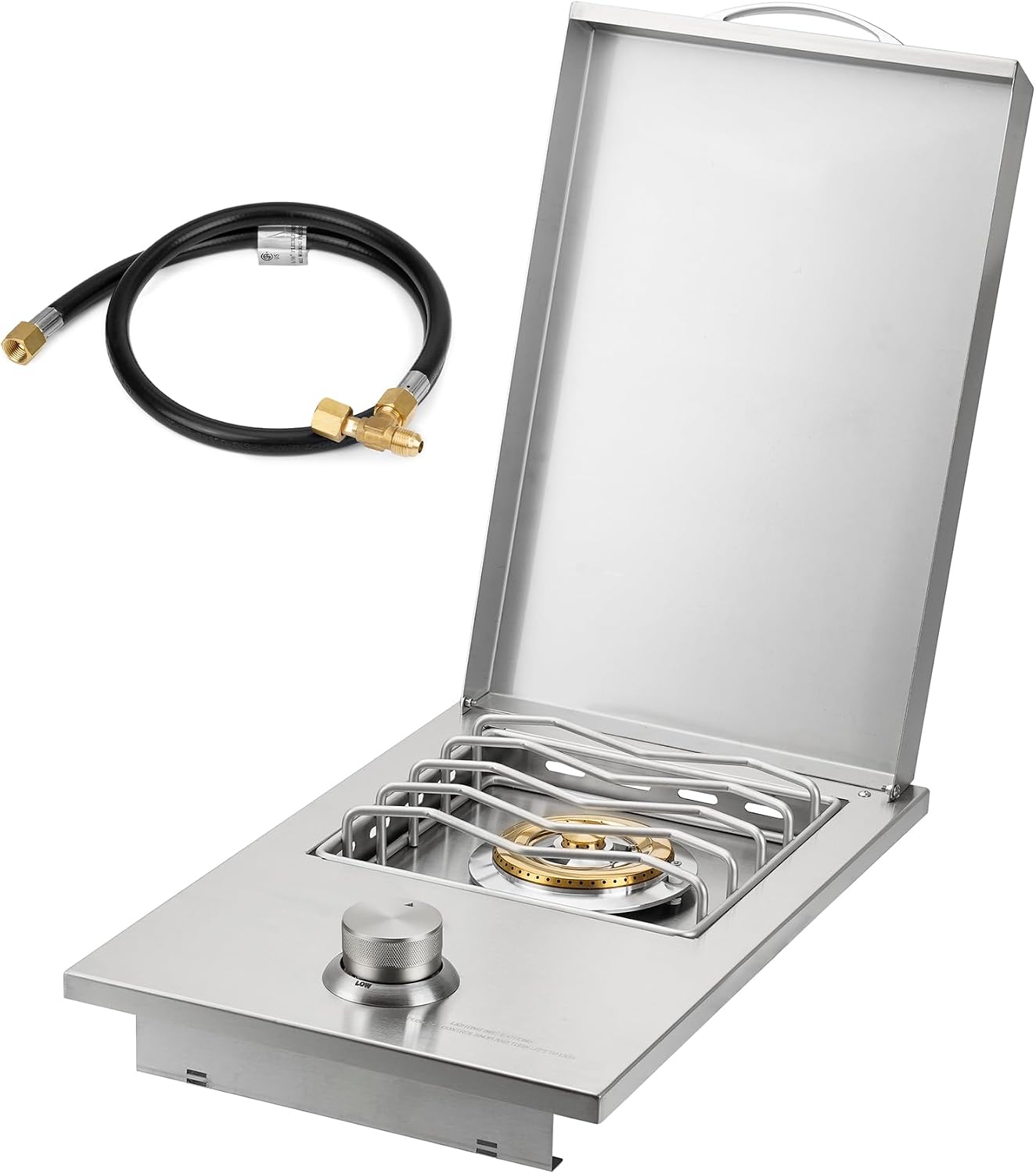 Stanbroil Built-In Single Side Burner for Outdoor Kitchen, Propane Gas