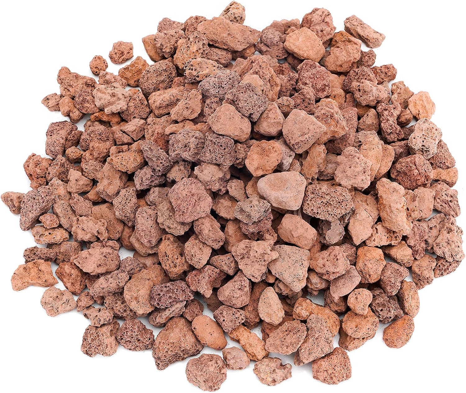 Stanbroil Red Lava Rock Granules 10 lb.Bag (0.4"-0.8") for Fireplaces