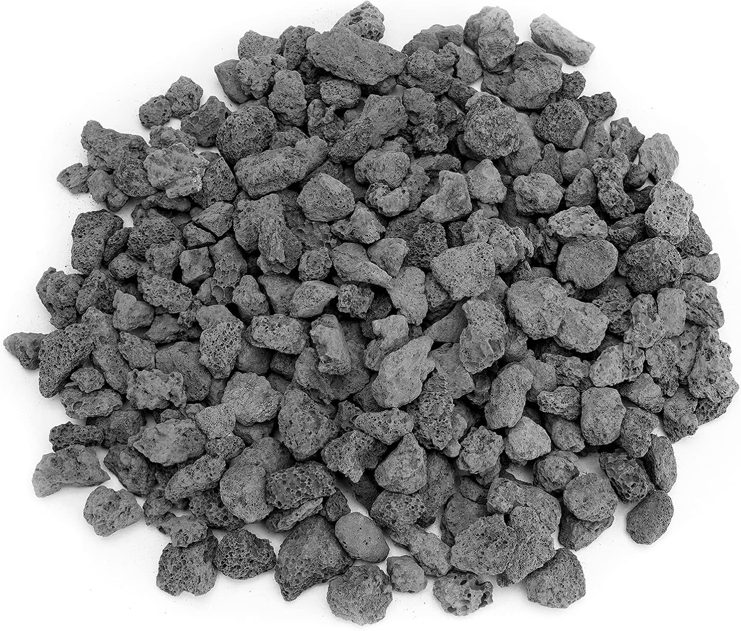 Stanbroil 10 Pounds Lava Rock Granules for Fireplaces, Fire Pits 0.4"-0.8" Black