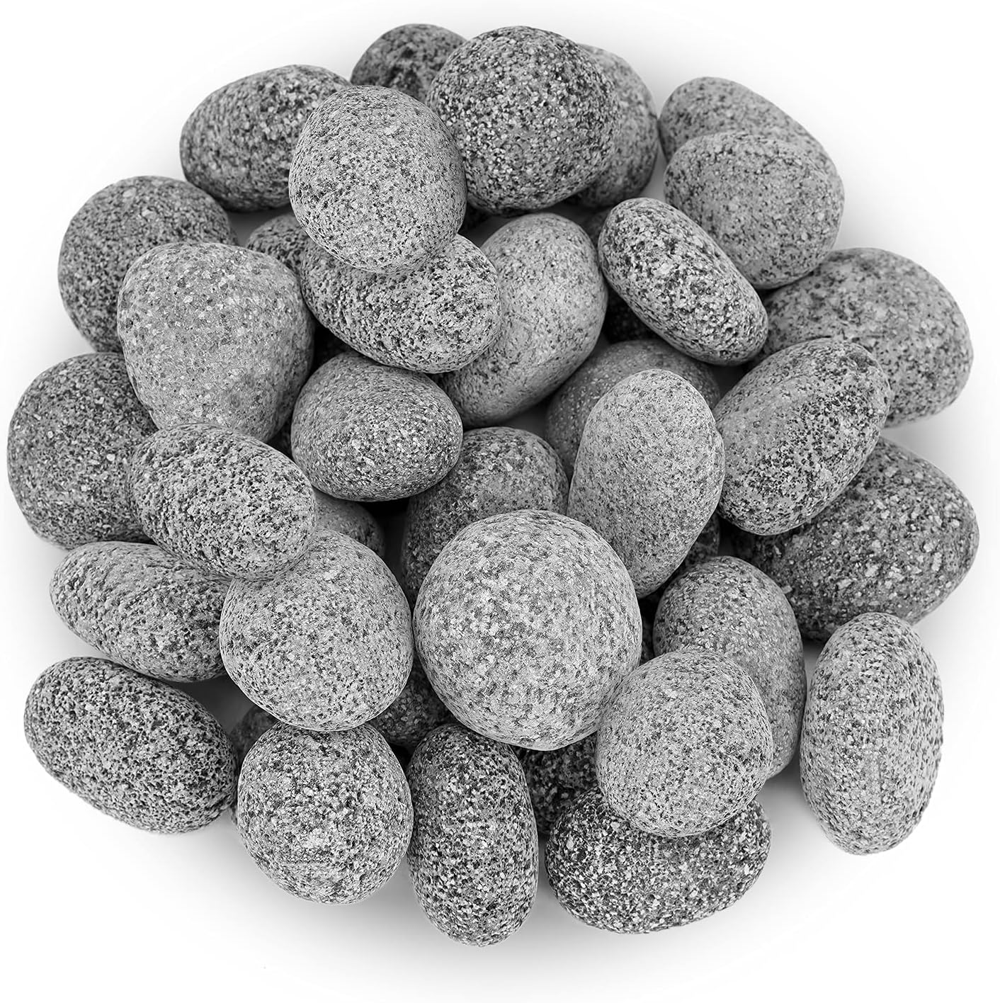 Stanbroil Tumbled Lava Rock Pebbles for Gas Fire Pits, 10 pounds (1"-2")