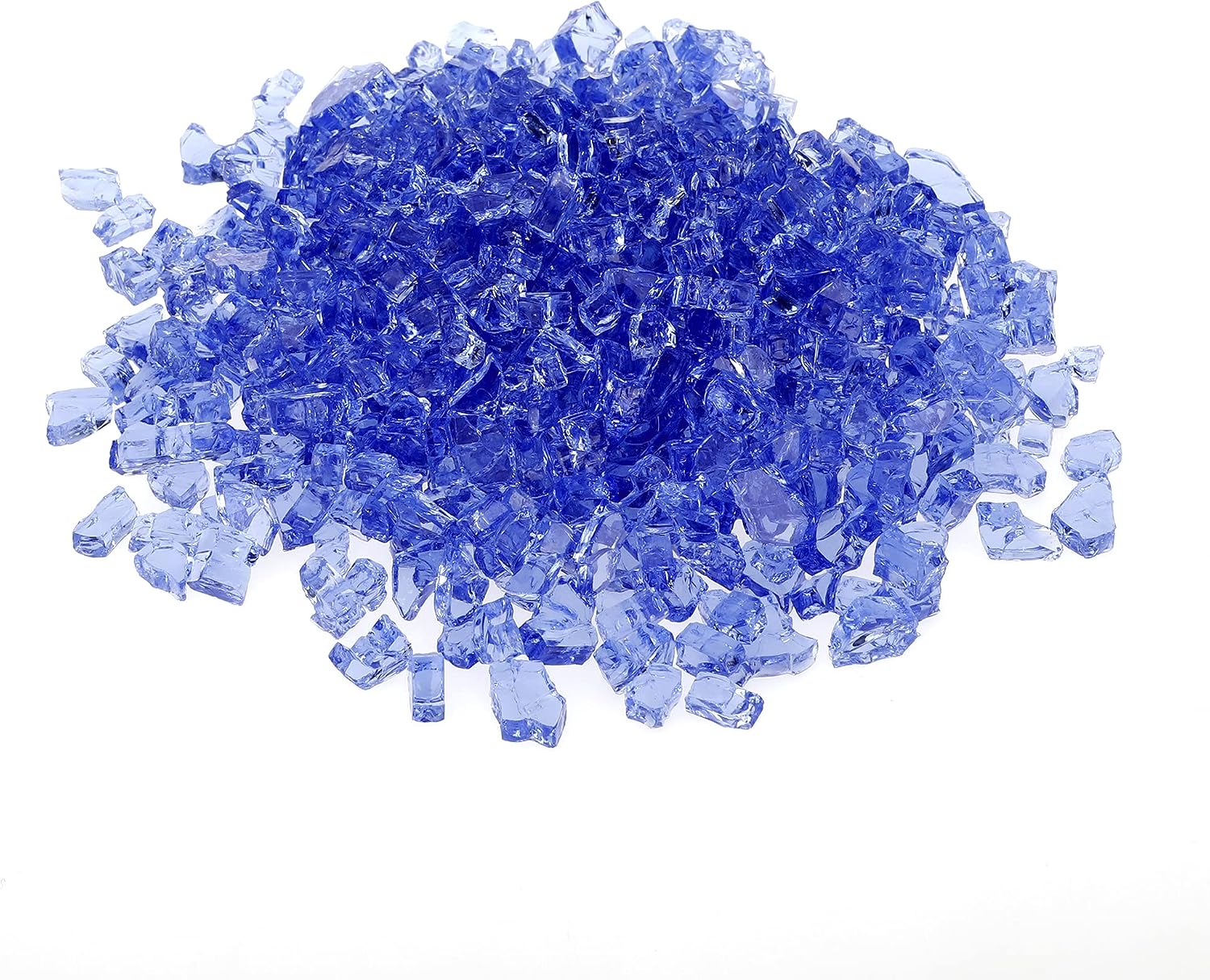Stanbroil 10-Pound Fire Glass - 14 inch Tempered Fire Glass for Fireplace Fire Pit, Cobalt Blue