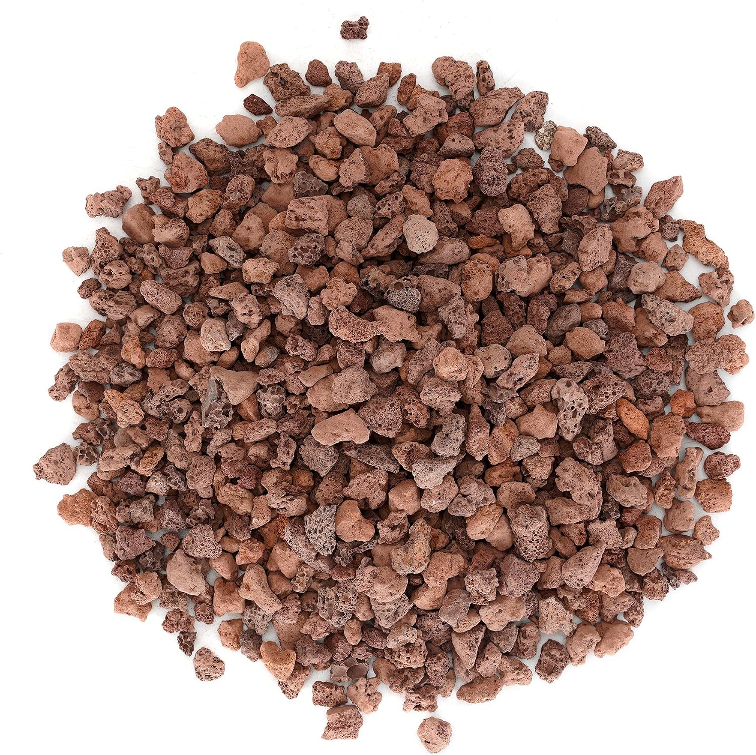 Stanbroil Red Lava Rock Granules, Decorative Rock 10 Pounds (0.1"-0.2")
