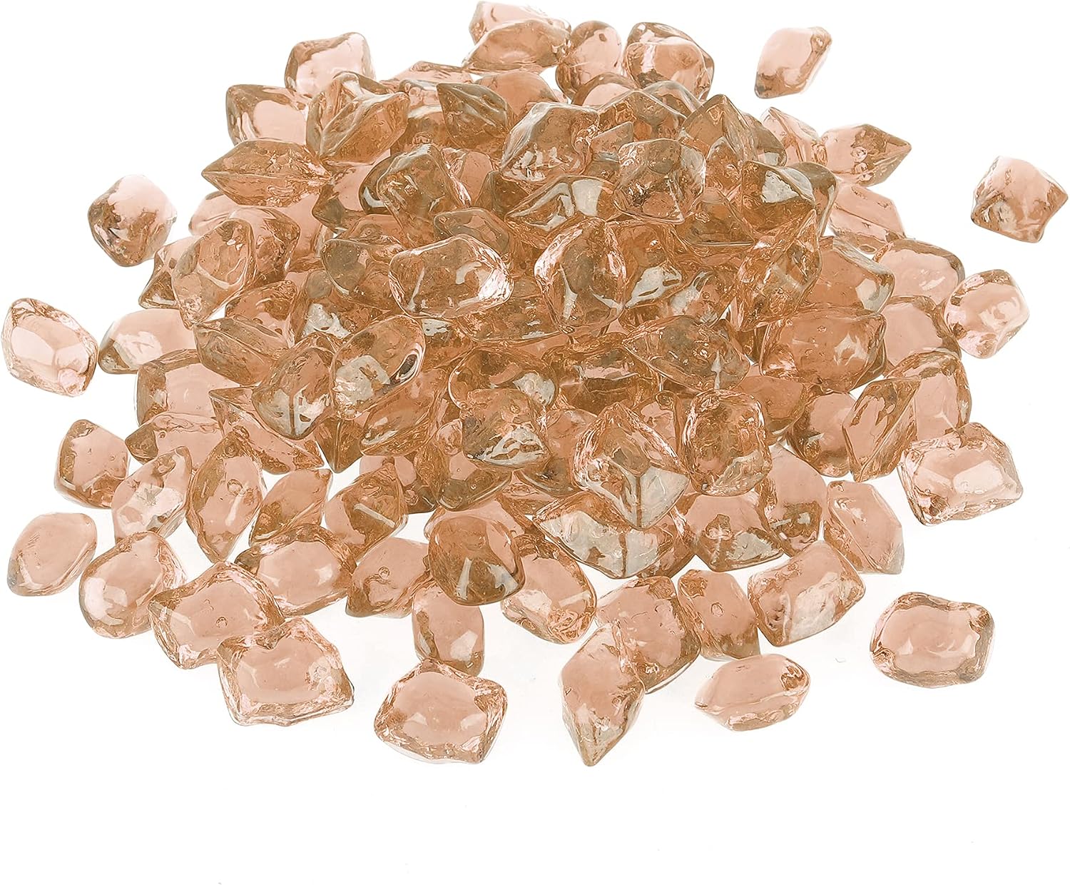 Stanbroil 10-Pound Fire Glass 12 inch, Polygon Fire Glass, Elegant Gold
