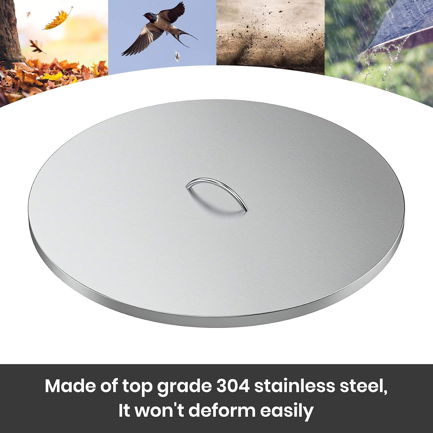 Stanbroil 28" Stainless Steel Fire Pit Cover