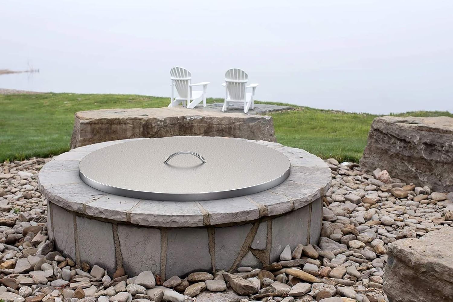 Stanbroil 28" Stainless Steel Fire Pit Cover